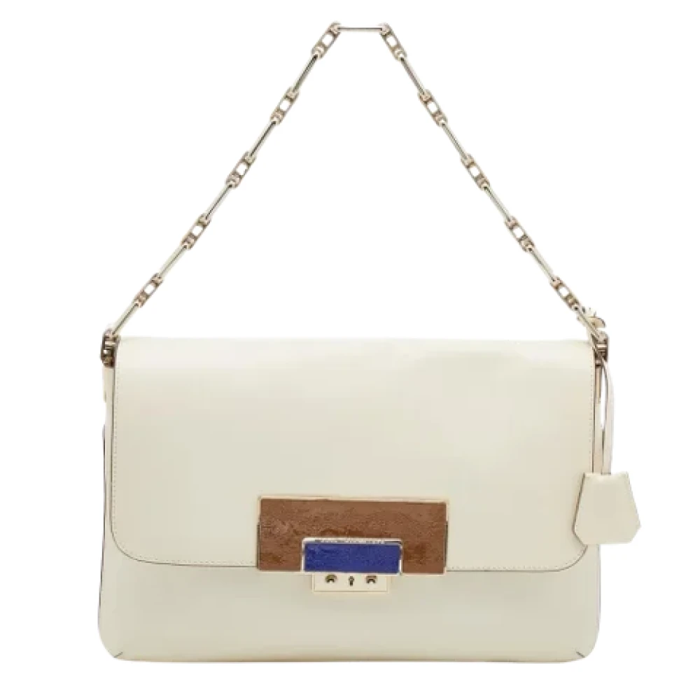 Anya Hindmarch Pre-owned Leather shoulder-bags White Dames