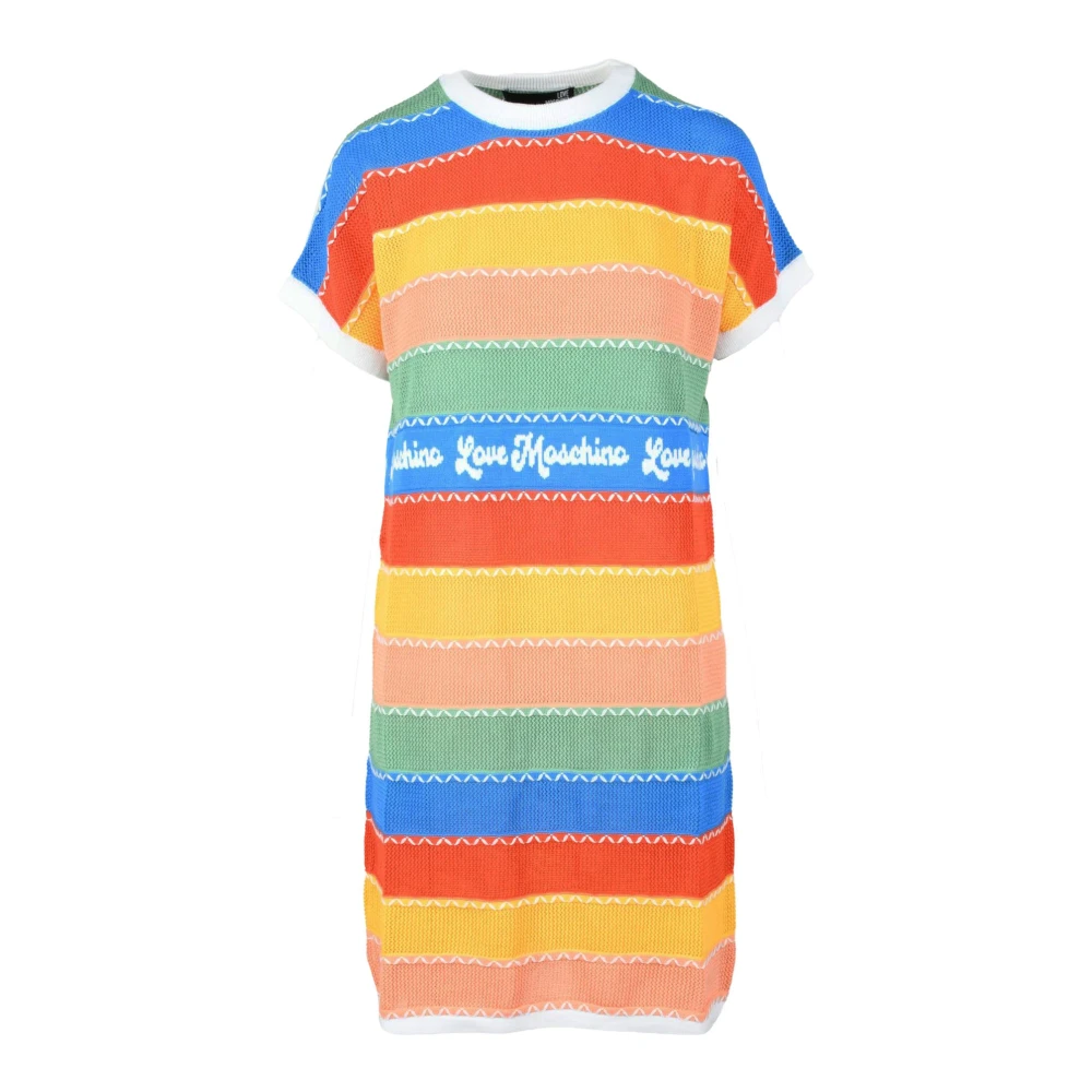 Love Moschino Katoenen jurk voor vrouwen Multicolor Dames