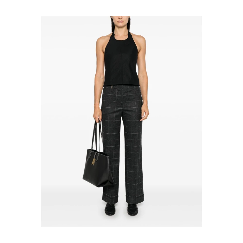 PESERICO 973C Panta Stijlvolle Broek Gray Dames