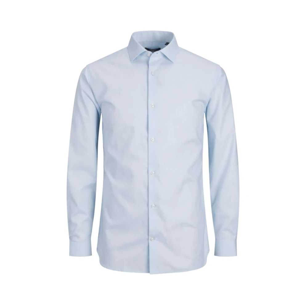 Jack & Jones Men's Blue Cashmere Long Sleeve Shirt - Formal Shirts - Xl - Shirts