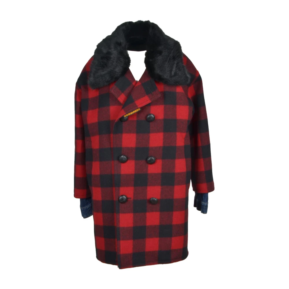 Coats > Double-Breasted Coats - - Dsquared2 - Modalova