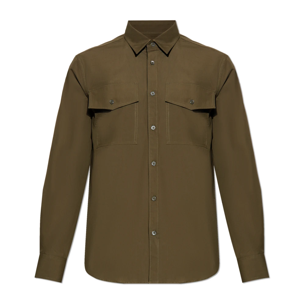 Paul Smith Overhemd met zakken Green Heren