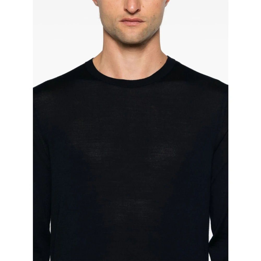 Ermenegildo Zegna B09 Crewneck Sweater Blue Heren