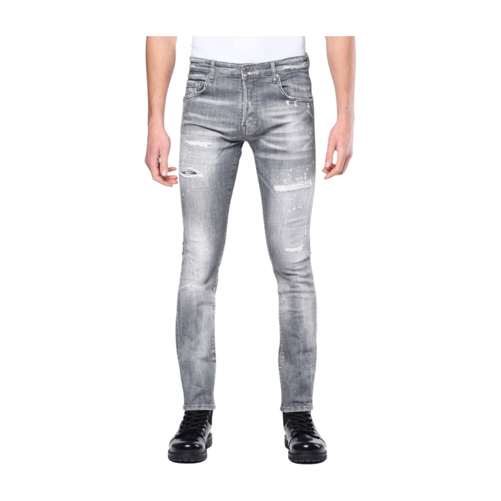 Jeans grigio chiaro on sale donna