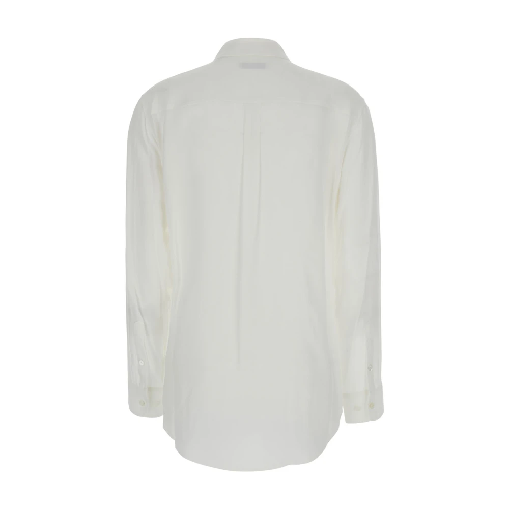 Equipment Zijden Witte Overhemd Slim Fit White Dames