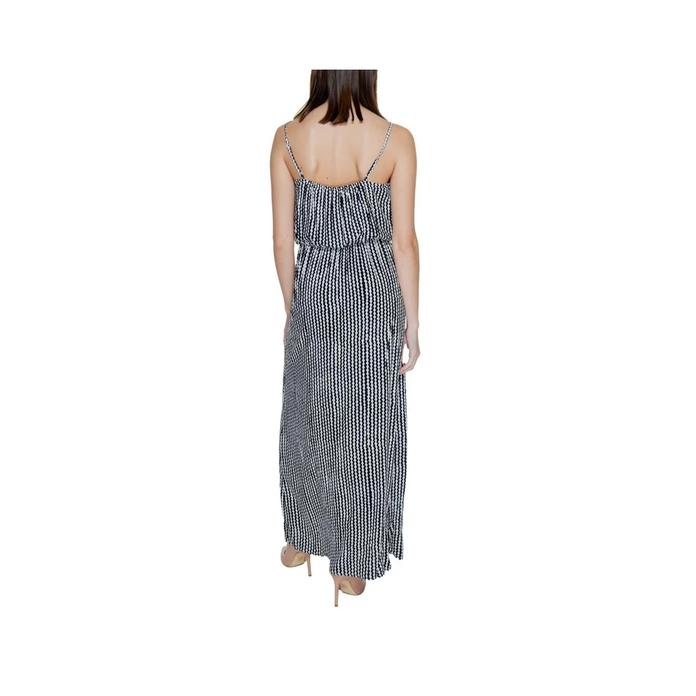 Only Stijlvolle Viscose Jurk voor Vrouwen Black Dames