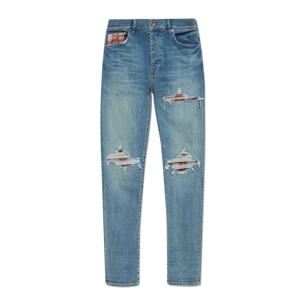 Amiri Jeans met patches Blue Heren