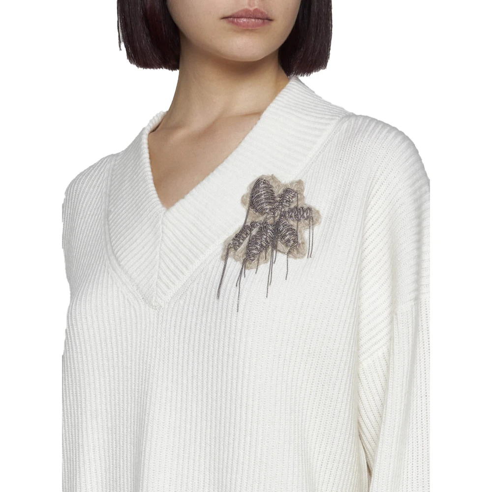 BRUNELLO CUCINELLI Elegante Jurken Collectie Beige Dames