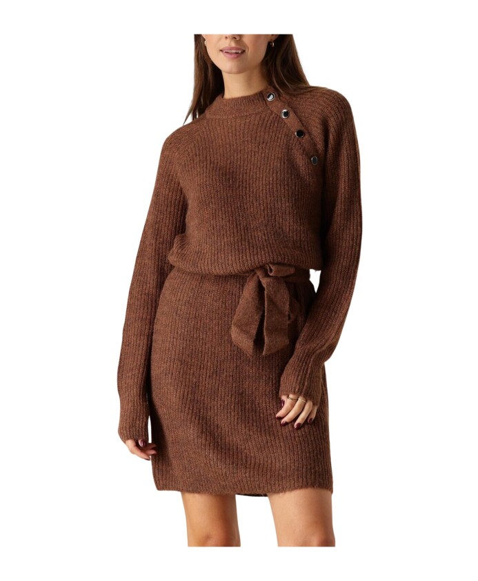 bruine-kasan-mini-jurk