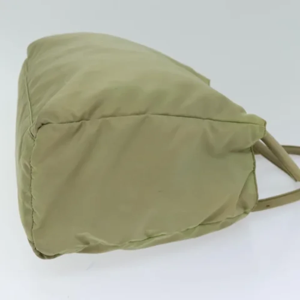 Prada Vintage Pre-owned Nylon totes Beige Dames