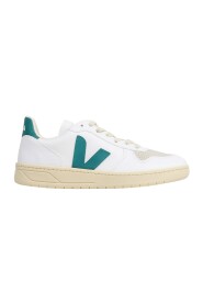 Sneakers eleganti con dettagli verdi