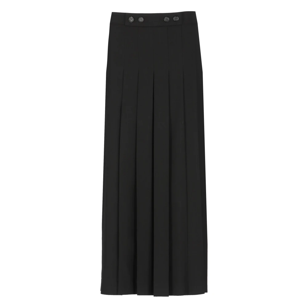 Pinko Zwarte rok met ritssluiting achteraan Black Dames