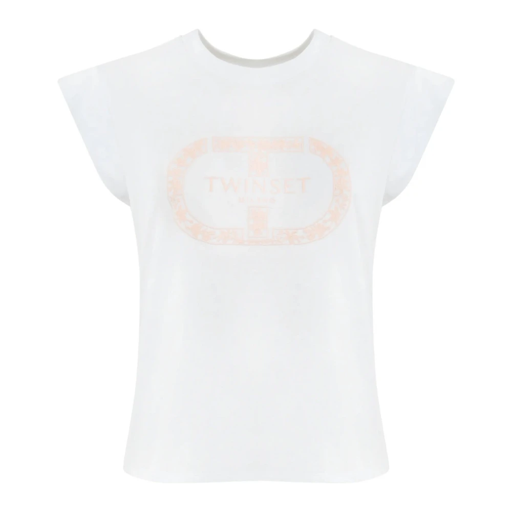 TWINSET MILANO Dames Tops & T-shirts 241tp2213 Wit