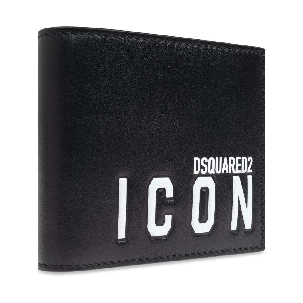 Dsquared2 Opvouwbare Portemonnee Black Heren