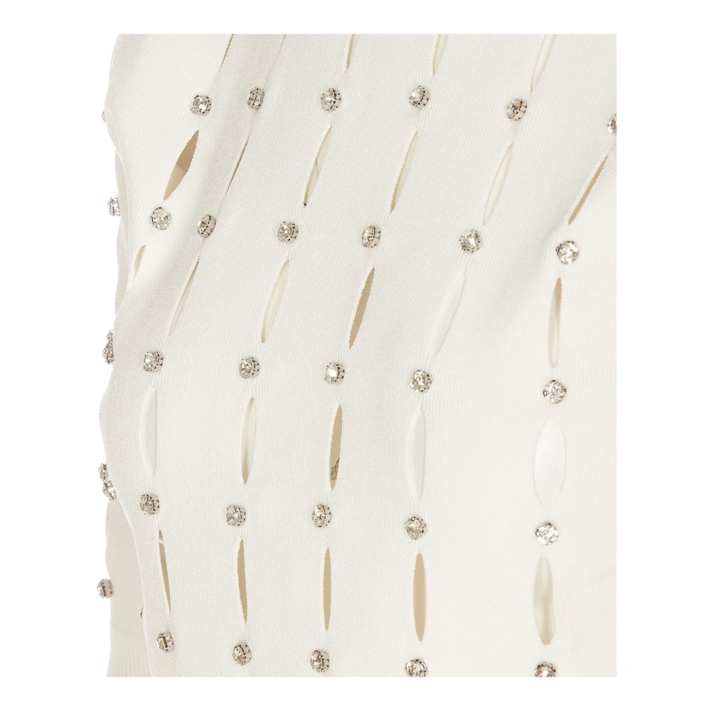 Liu Jo Witte Trui met Gesloten Mouw White Dames