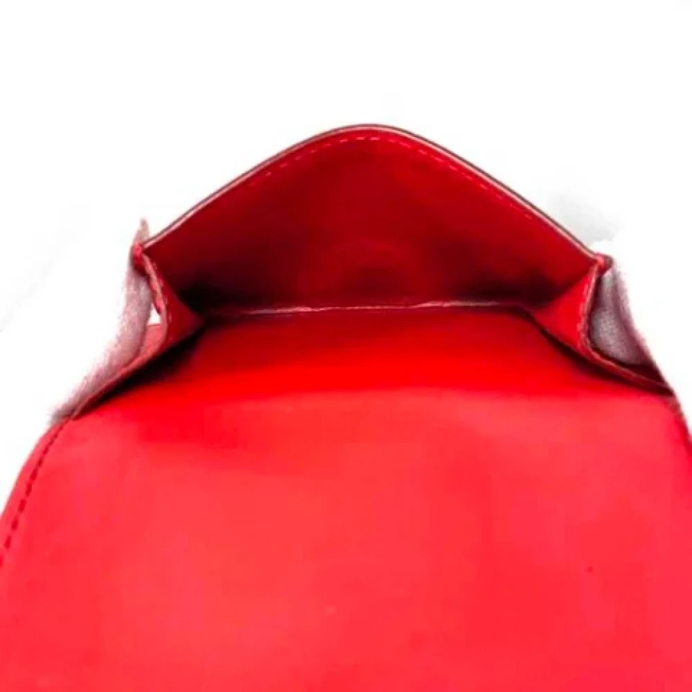 Loewe Pre-owned Leather wallets Red Dames
