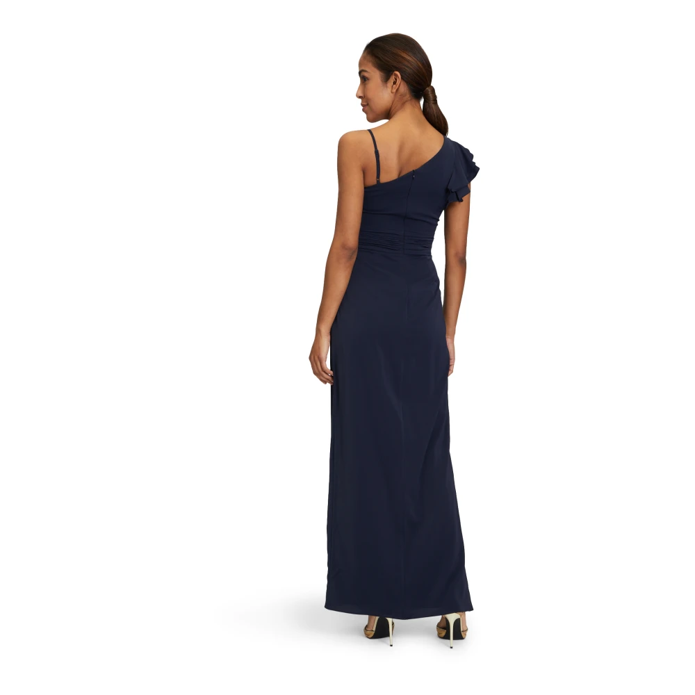 Vera Mont Elegante Cocktailjurk Glamour Silhouet Blue Dames