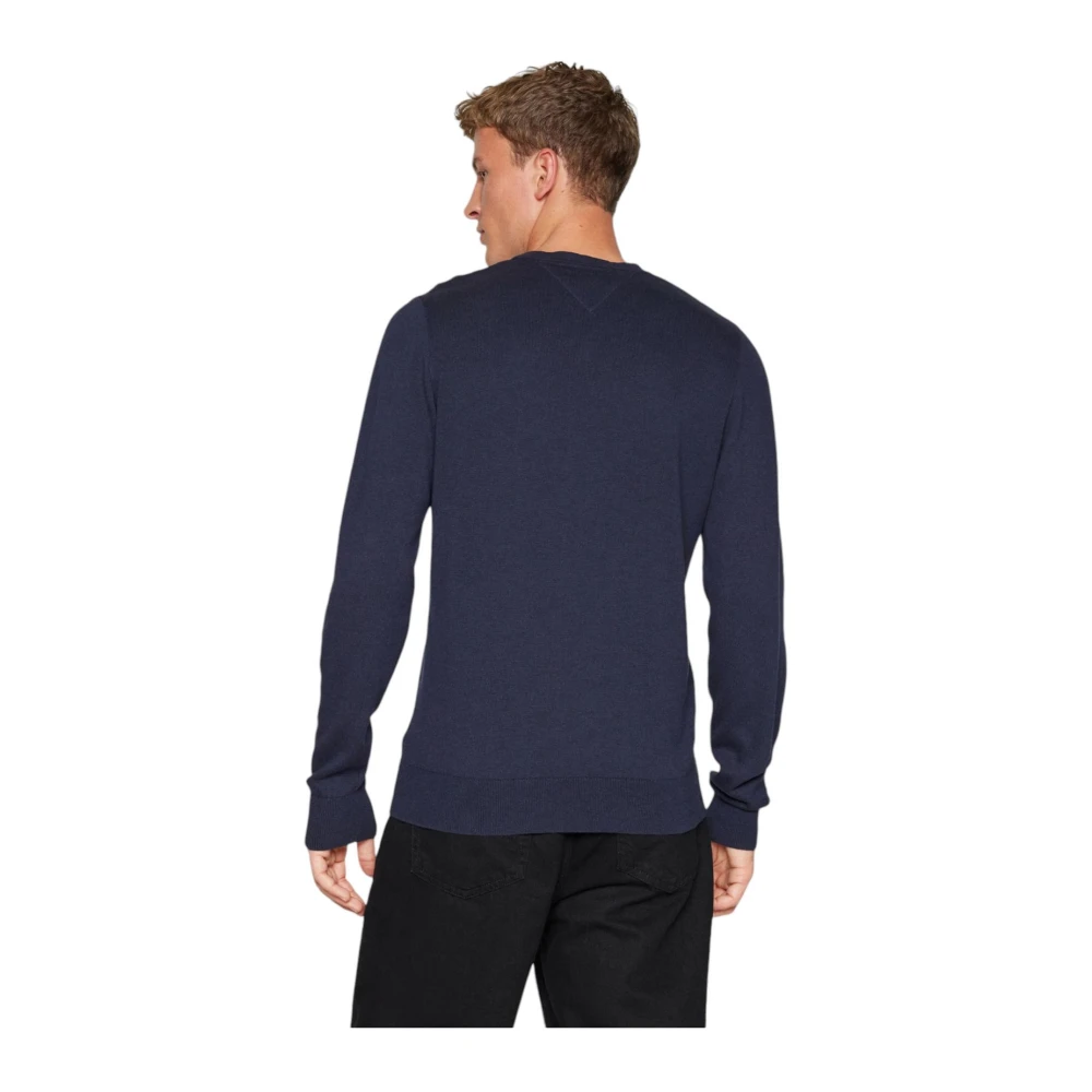 Tommy Hilfiger V-hals Trui Blue Heren