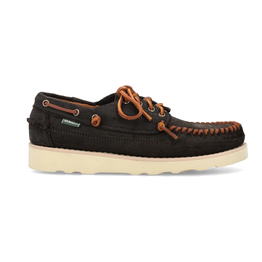 Sebago Bruna Loafers med Snörning Brown, Herr