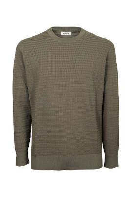 gron-bomull-crewneck-troja