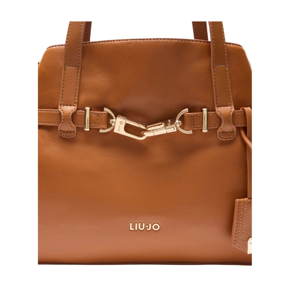 Liu Jo Stijlvolle Tote Tas met Ritsvak Brown Dames