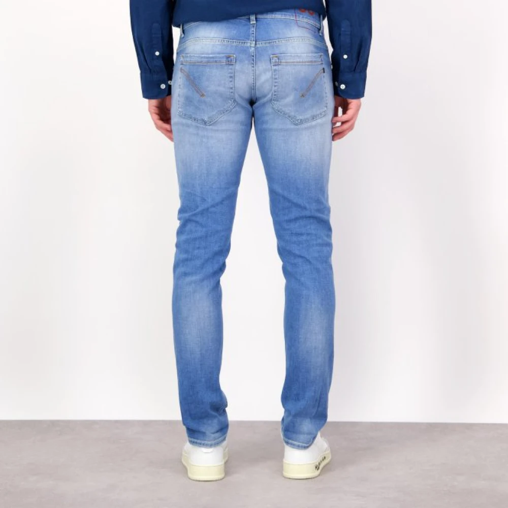 Dondup Slim-Fit Jeans voor de moderne man Blue Heren