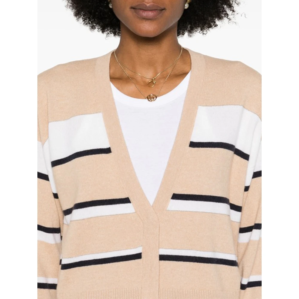 PESERICO Gestreepte kraalvest Multicolor Dames