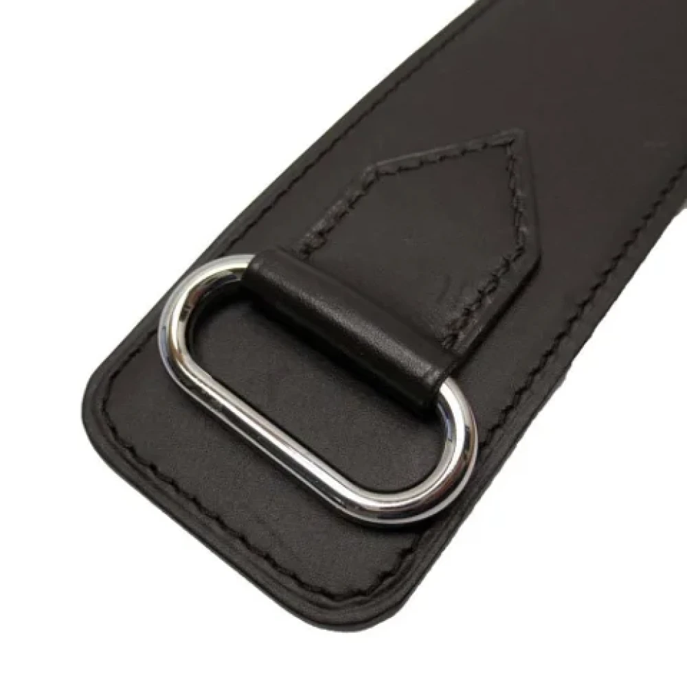 Hermès Vintage Pre-owned Leather belts Black Dames
