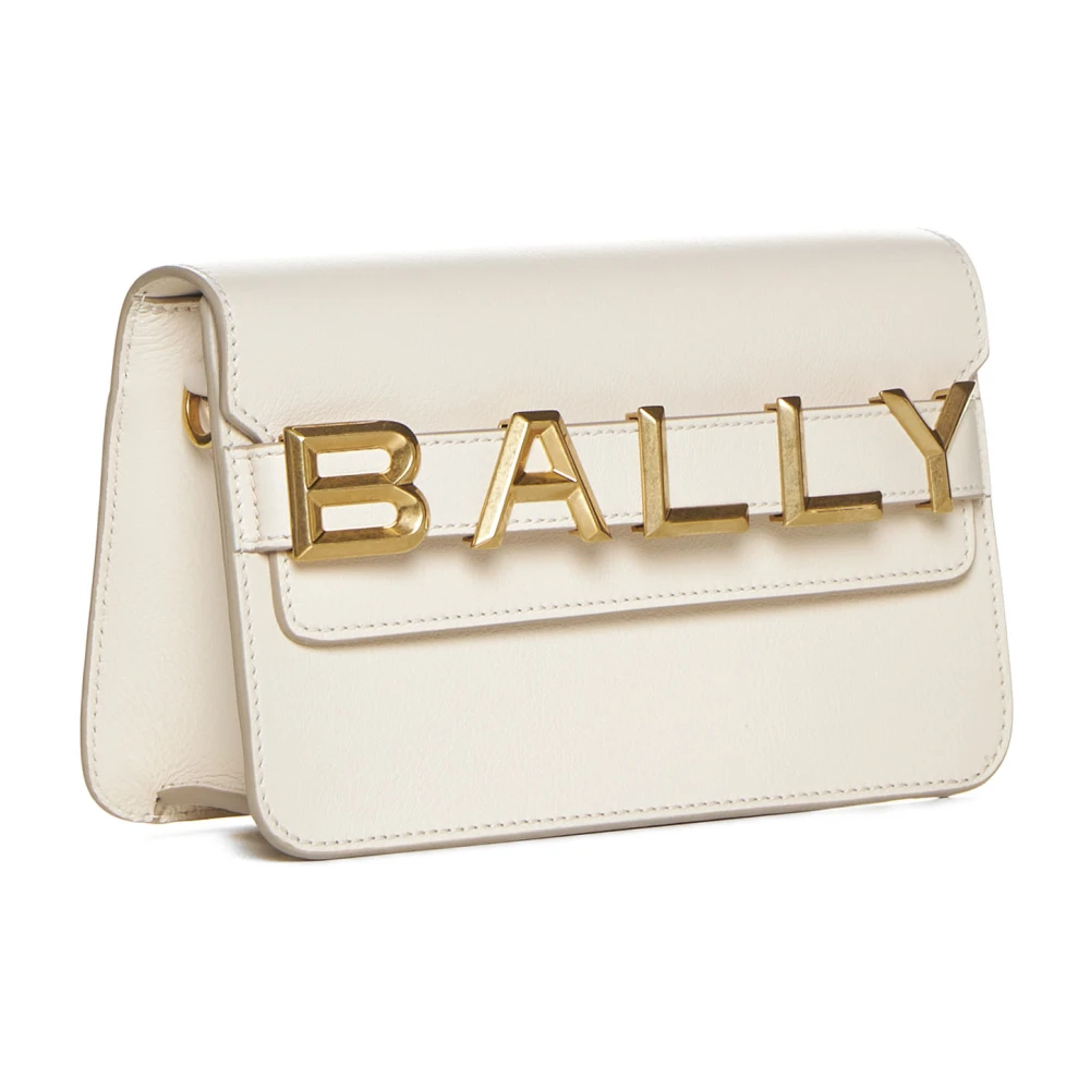 Bally Stijlvol Logo Crossbody Tas Beige Dames