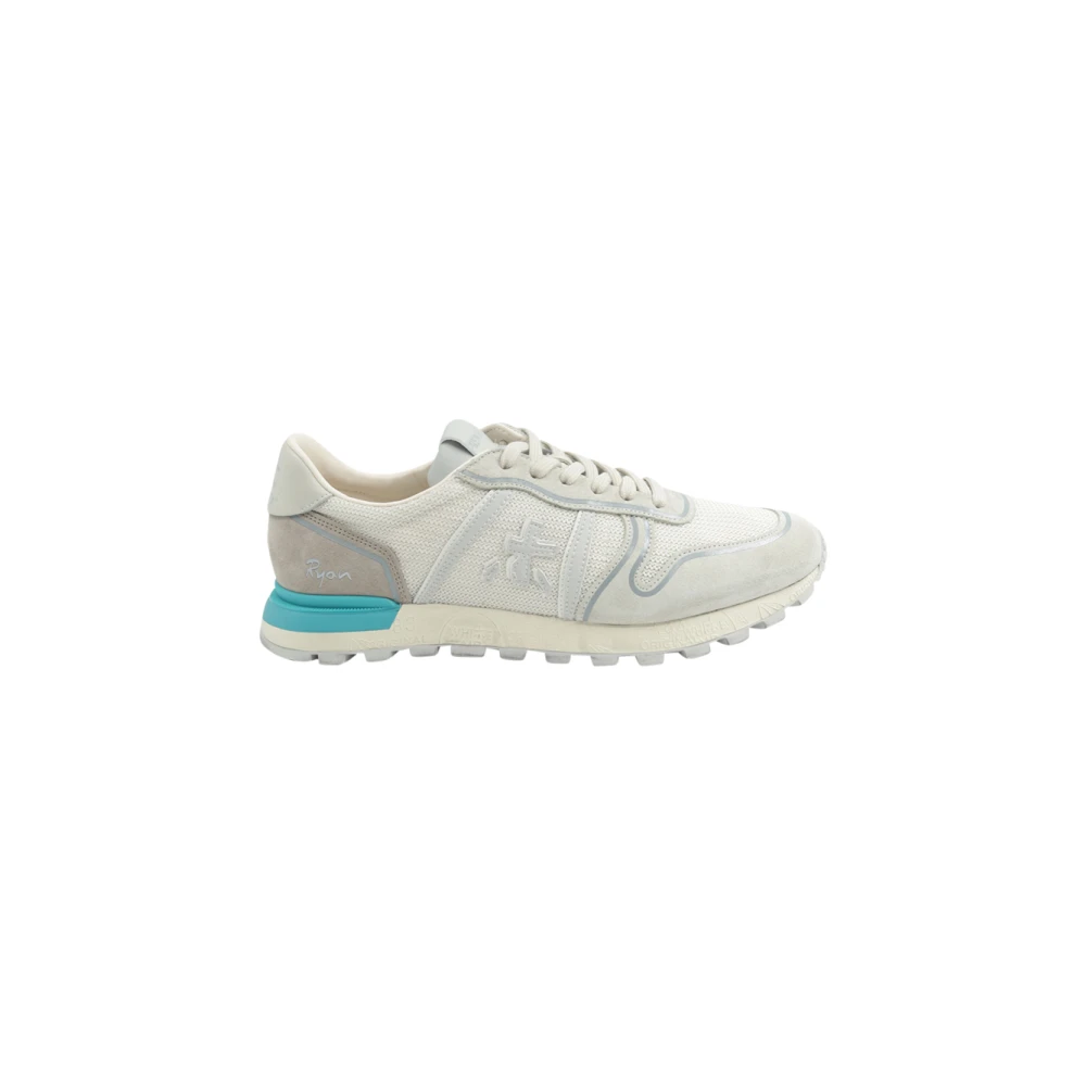 Premiata Witte Sneakers met Ergonomische Zool Heren Schoenen