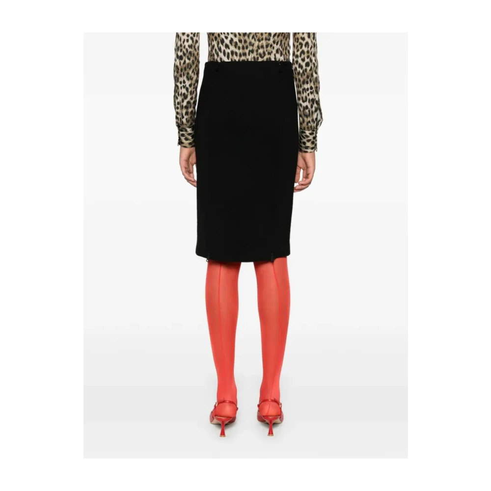 N21 Stoffen Rok Black Dames