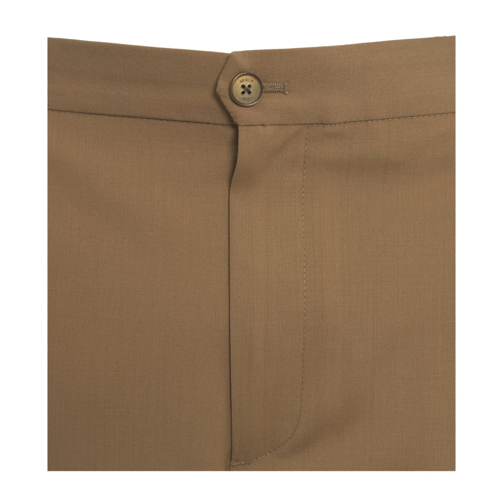Briglia Beige Geplooide Broek Stijlvolle Herenmode Beige Heren