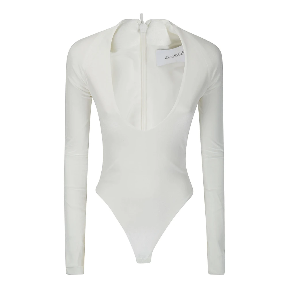 16Arlington Valon Bodysuit Stijlvol en Comfortabel White Dames