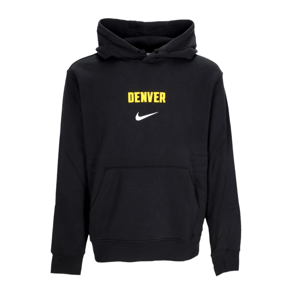 Nike Denver Nuggets City Edition Hoodie Black Heren