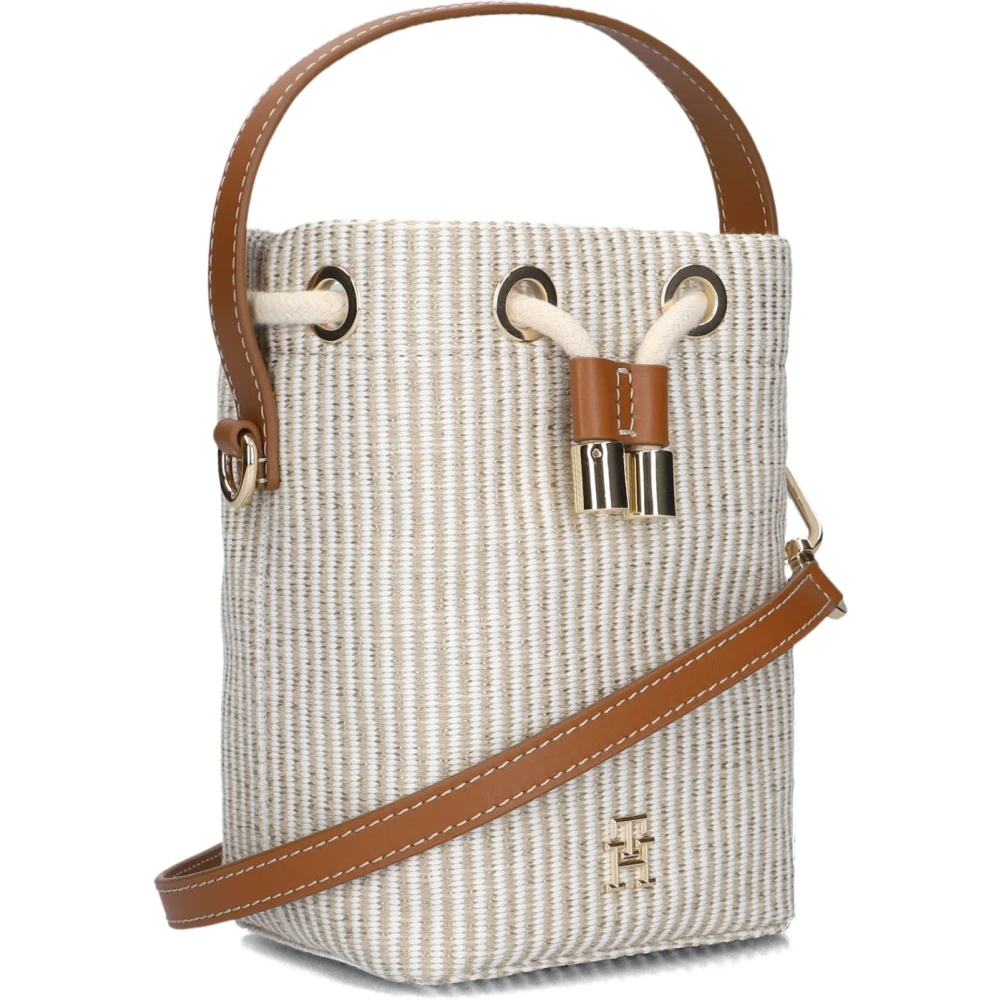 Tommy Hilfiger Strand Emmer Schoudertas Premium Beige Dames
