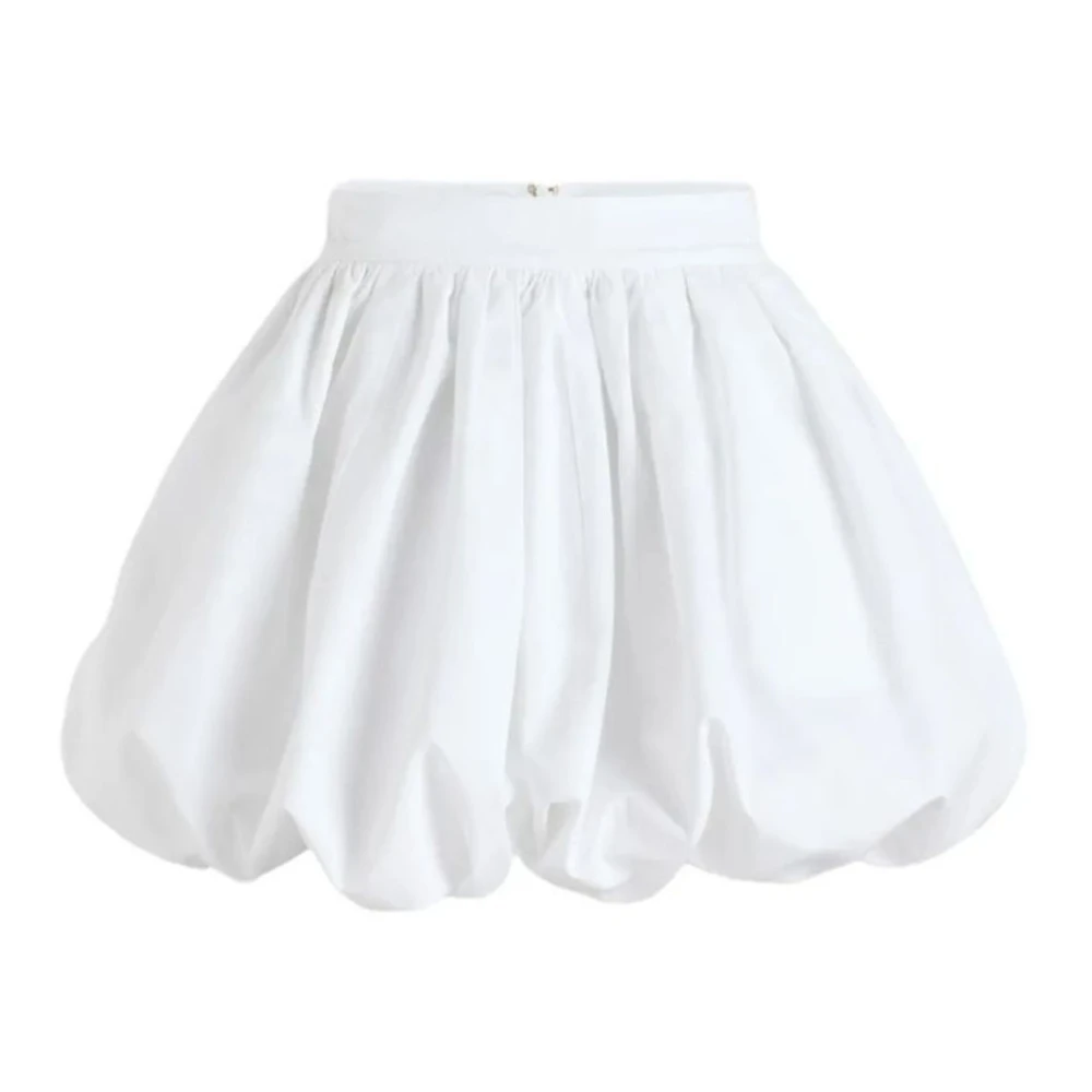 Patou Women's White Bubble Skirt - Short Skirts - Xs - Skirts