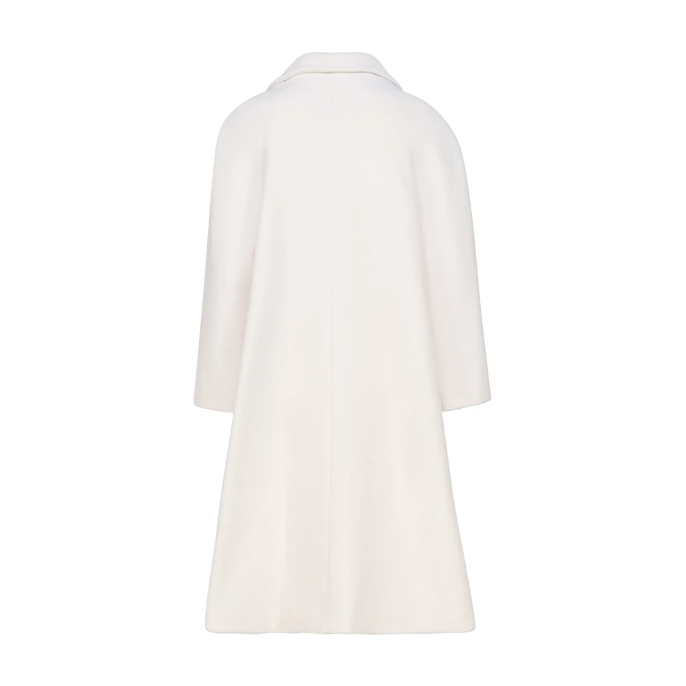 Mariuccia Milano Single-Breasted Coats White Dames