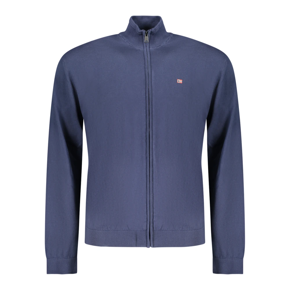 Napapijri Men's Blue Cardigans, 3XL, Decatur Fz