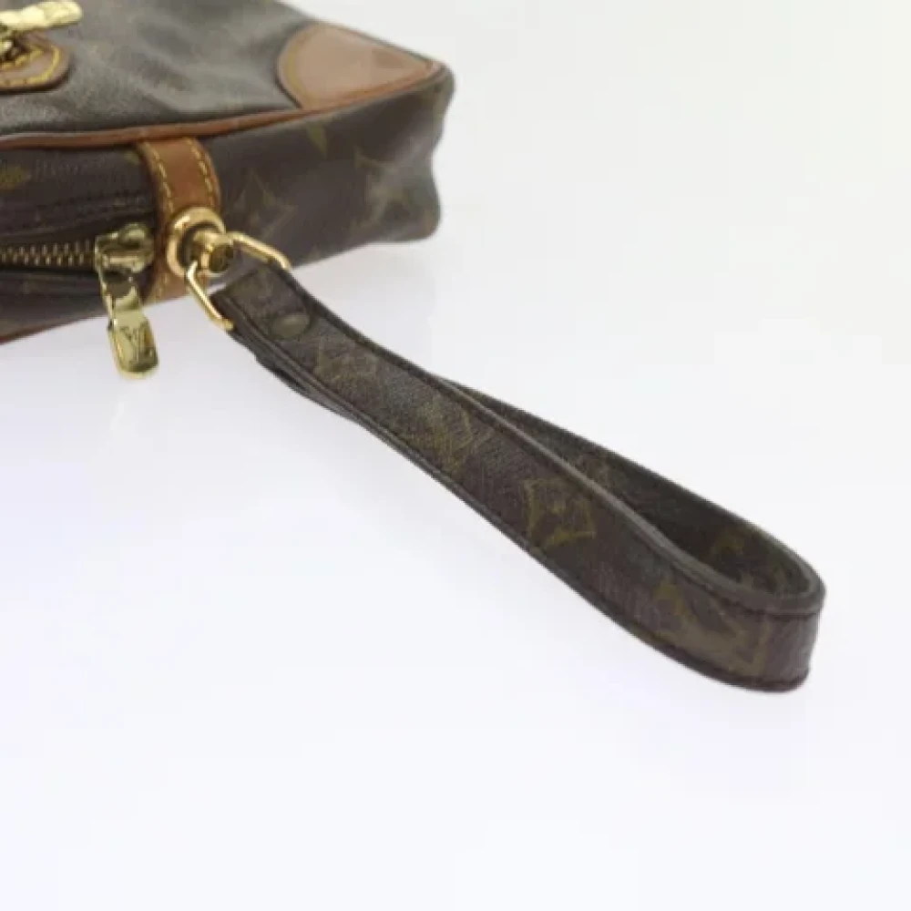 Louis Vuitton Vintage Pre-owned Canvas clutches Brown Dames