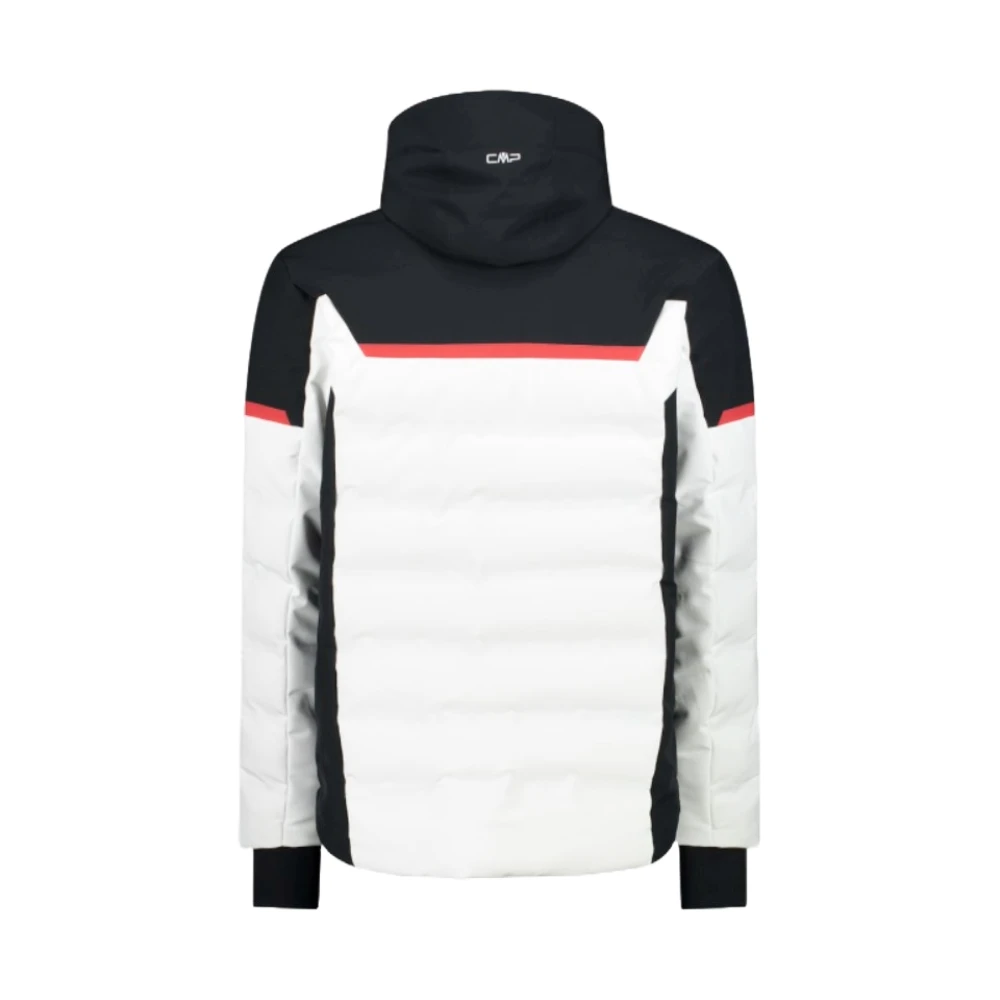 CMP Witte Winterjas Waterdicht Elastische Stof White Heren