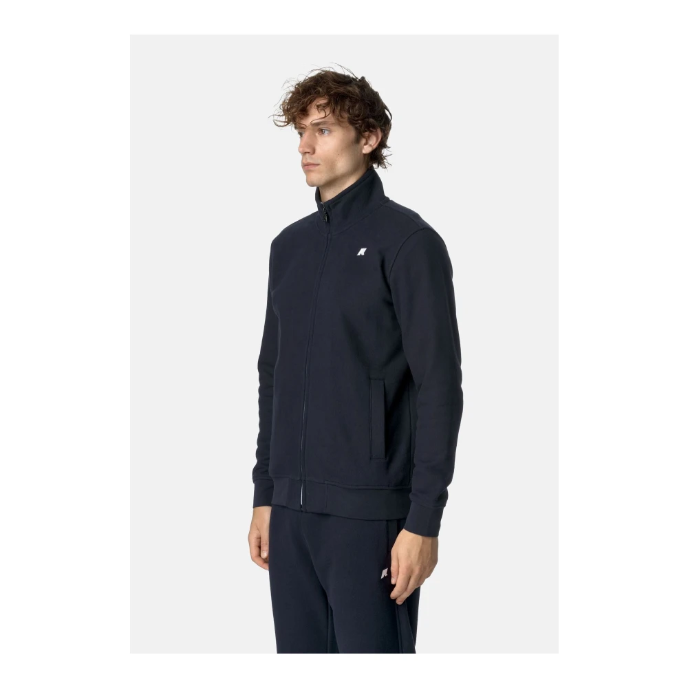 K-way Stijlvolle hoodie voor mannen en vrouwen Blue Heren