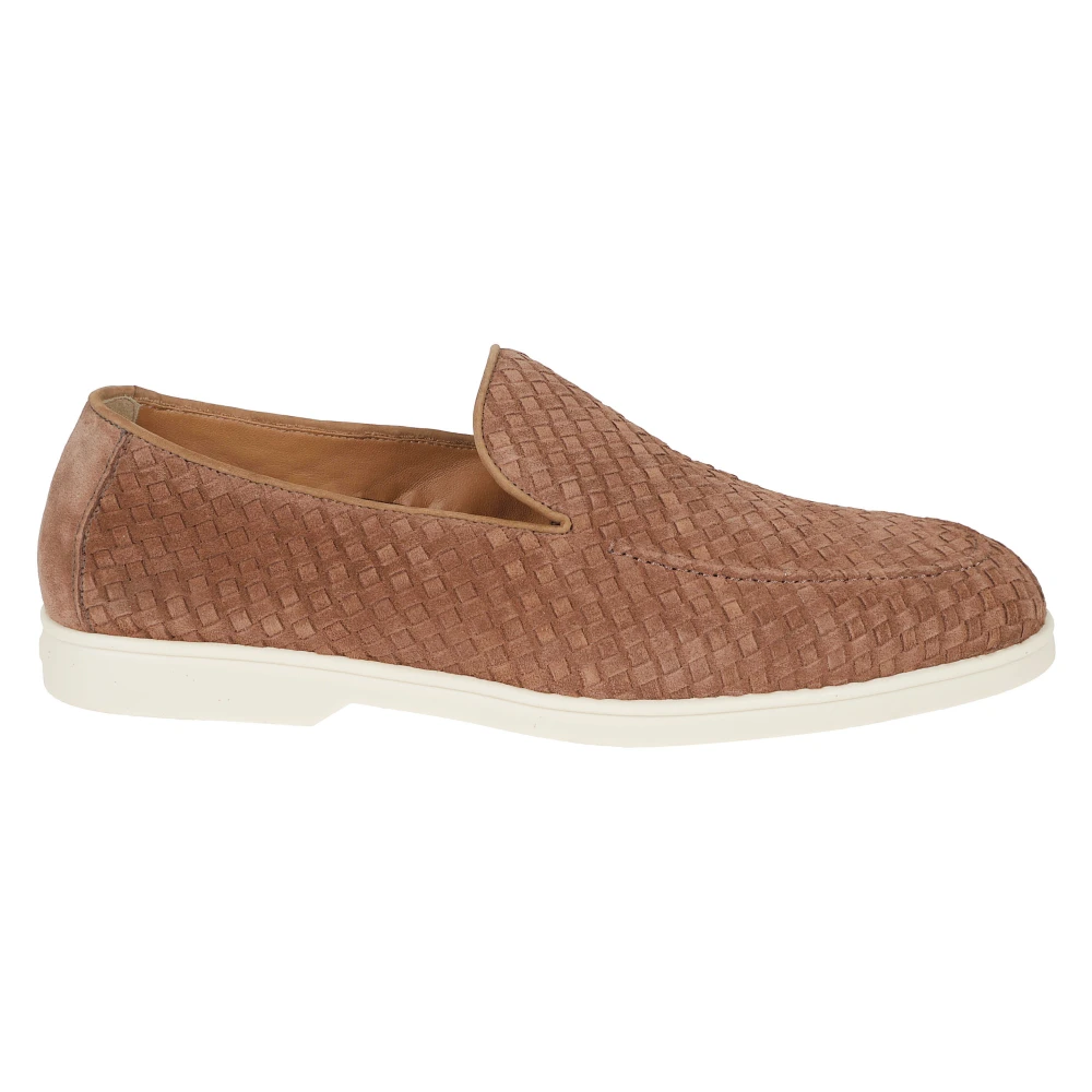 Doucal's Men's Brown Loafers, 9 Uk, Flat Shoes