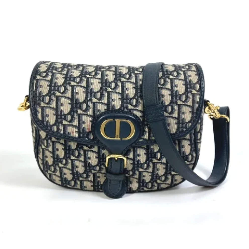 Dior Vintage Pre-owned Fabric dior-bags Blue Dames