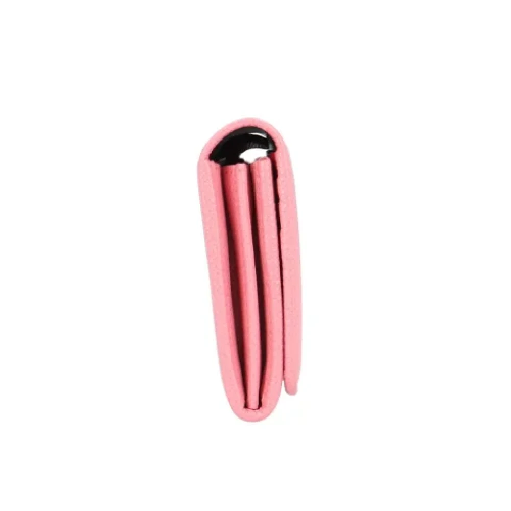 Bvlgari Vintage Pre-owned Leather wallets Pink Dames
