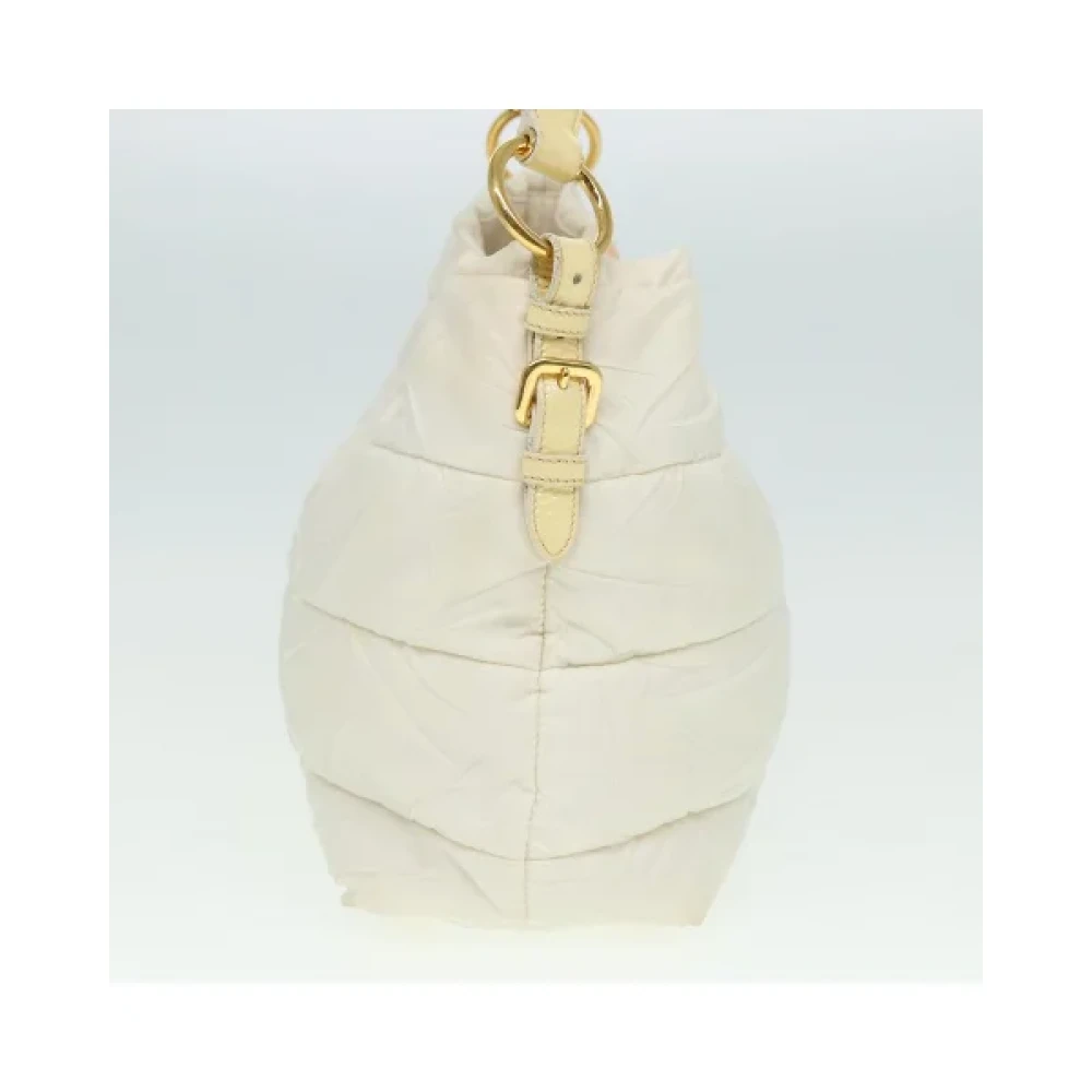 Prada Vintage Pre-owned Nylon prada-bags White Dames