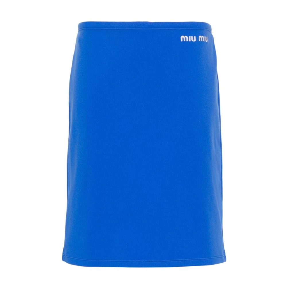 Miu Short Skirts Blue Dames