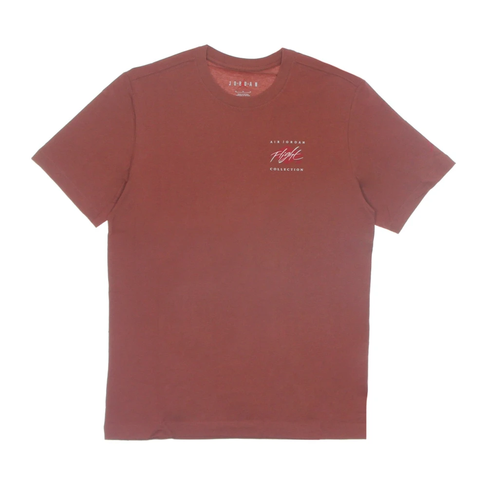 Jordan Essentiële Canyon Heren T-shirt Roest Wit Brown Heren
