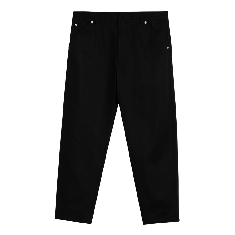 Prada Regular Fit Broek Black Heren