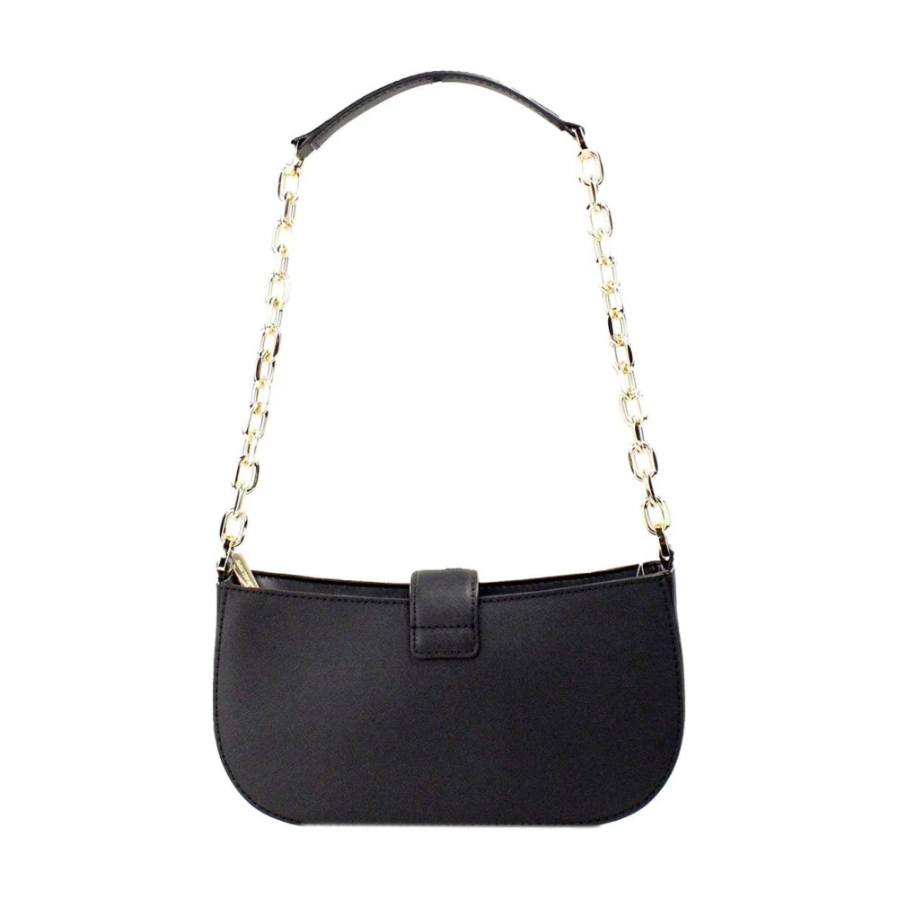 Michael Kors Carmen Kleine Zwarte Schoudertas Handtas Black Dames