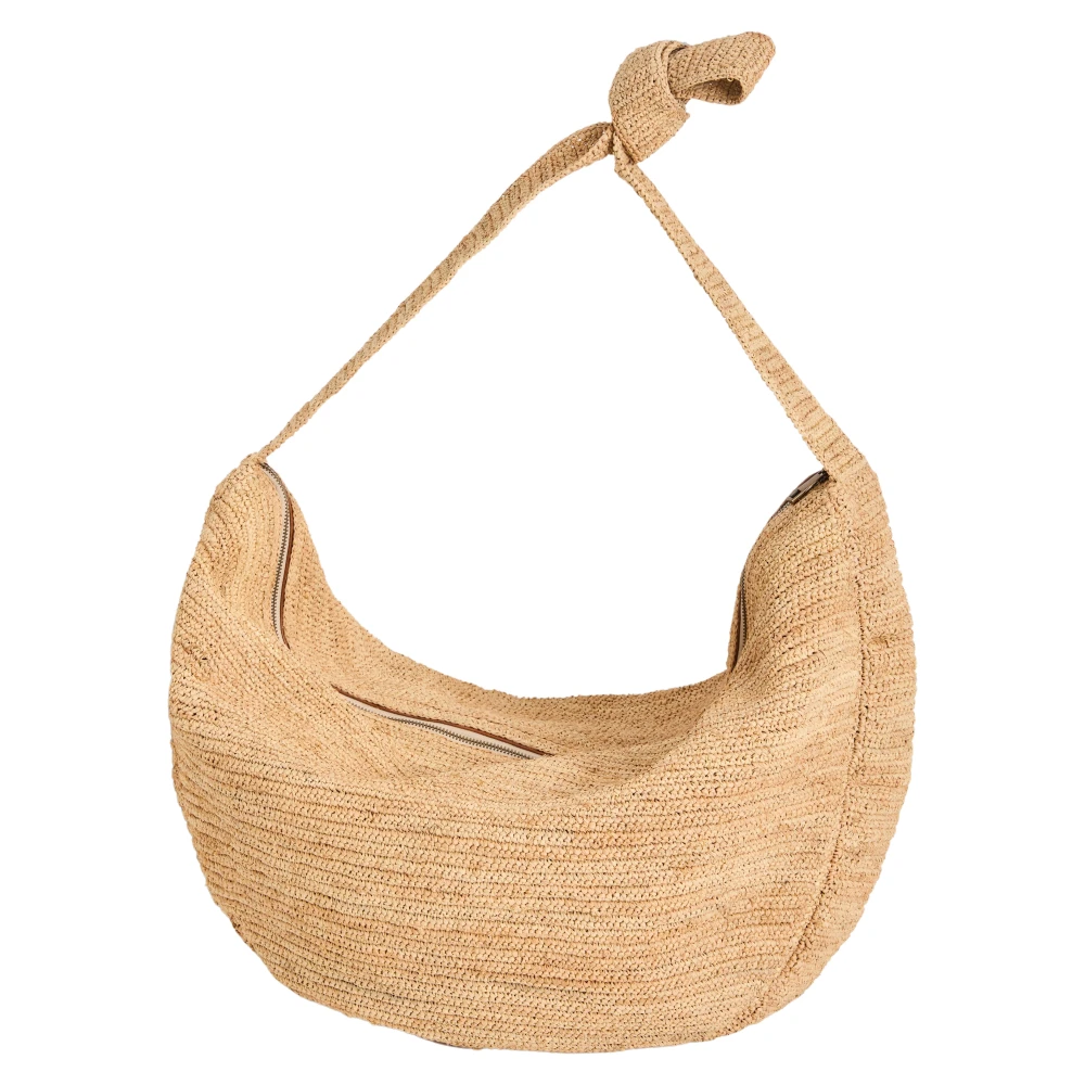 Ibeliv Beige Shoulder Bags, Female, One Size, Oversized Hobo Bag